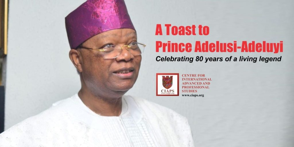 A toast to Prince Adelusi-Adeluyi
