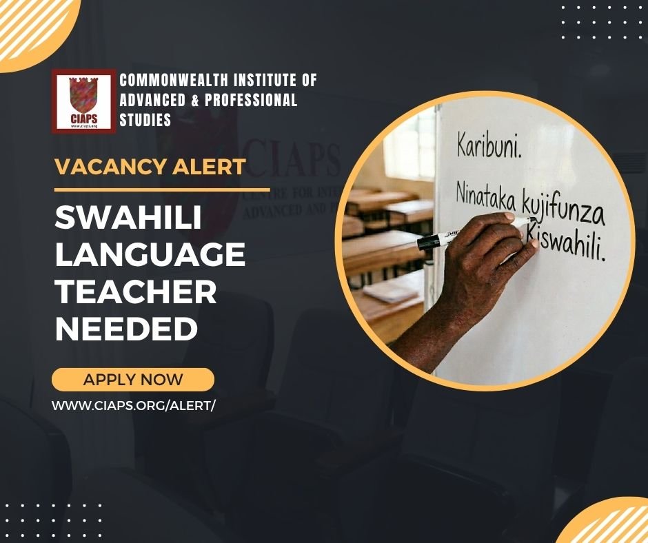 Swahili language teacher needed