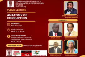 CIAPS Public Lecture - Anatomy of Corruption